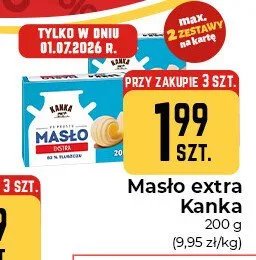 Masło extra Kanka promocja w Społem Częstochowa