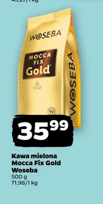 Kawa mielona Mocca Fix Gold Woseba promocja w Netto