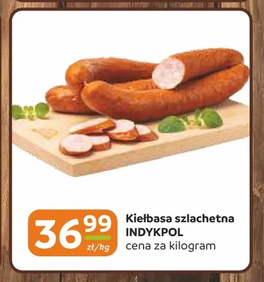 Kiełbasa szlachetna Indykpol promocja w Gama