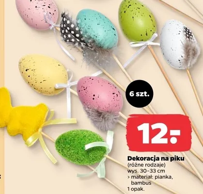 Dekoracja na piku promocja w Netto