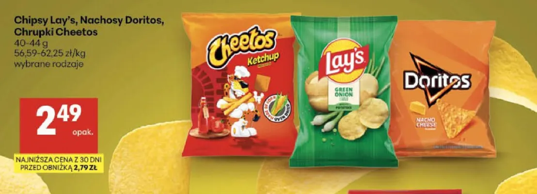 Chipsy Lay's Green Onion promocja w Delikatesy Centrum