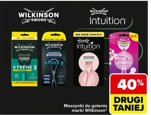 Maszynki do golenia Xtreme 3 Sensitive promocja w Carrefour