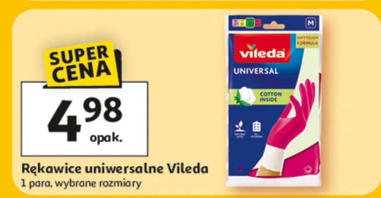 Rękawice uniwersalne promocja w Auchan