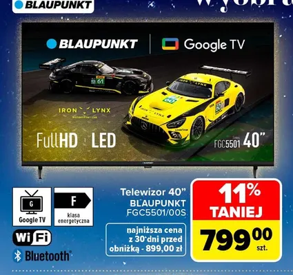 Telewizor 40" Blaupunkt FGC5501/00S promocja w Carrefour