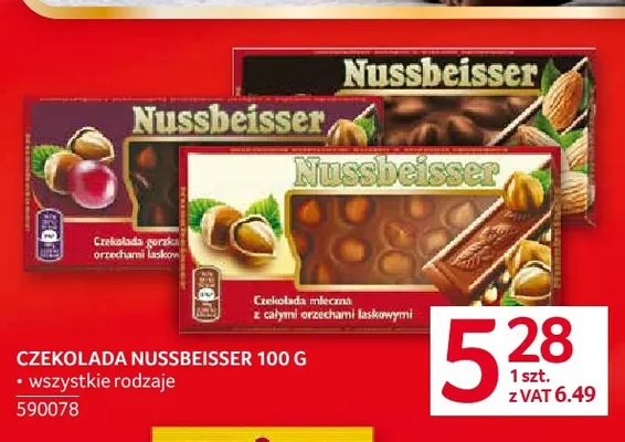 Czekolada Nussbeisser promocja w Selgros