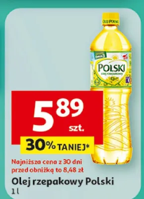 Olej rzepakowy promocja w Auchan