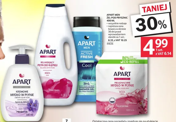 Żel pod prysznic APART MEN żel pod prysznic 400 ML promocja w Selgros