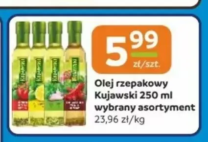 Olej rzepakowy Kujawski promocja w Gama