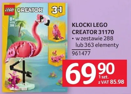 Klocki Lego Creator 31170 promocja w Selgros