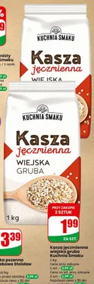 Kasza jęczmienna wiejska gruba promocja w Dino