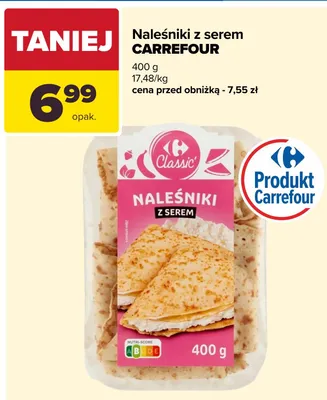 Naleśniki z serem Carrefour Classic promocja w Carrefour
