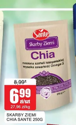 Nasiona chia Sante Skarby Ziemi promocja w Bingo
