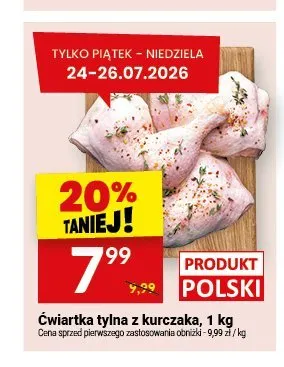 Ćwiartka tylna z kurczaka promocja w Twój Market