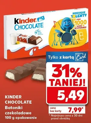 Batoniki czekoladowe Chocolate promocja w Kaufland