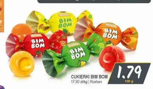 Cukierki Bim Bom Roshen promocja w Słoneczko