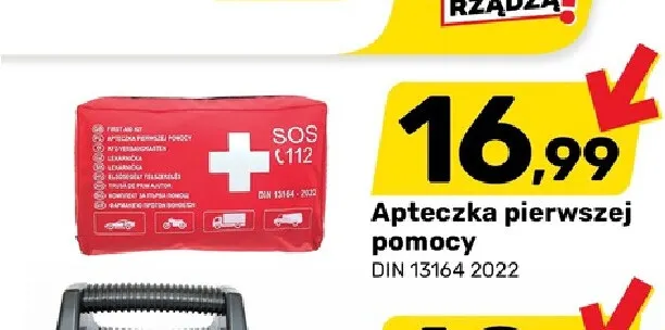 Apteczka pierwszej pomocy DIN 13164 2022 promocja w Bricomarche