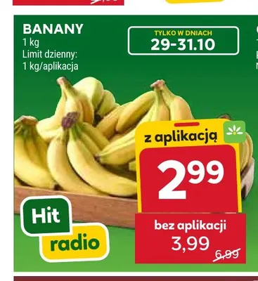 Banany promocja w Stokrotka