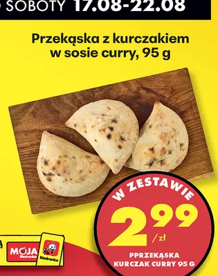Przekąska z kurczakiem w sosie curry promocja w Biedronka