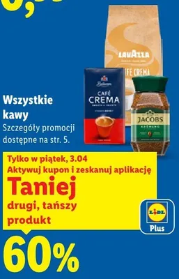 Kawa wszystkie rodzaje promocja w Lidl