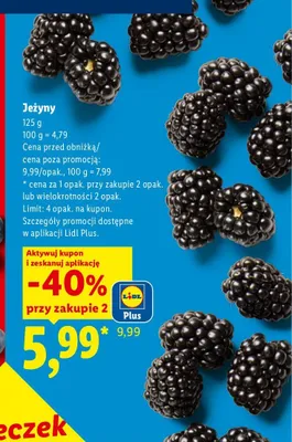 Jeżyny Ryneczek Lidla promocja w Lidl
