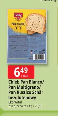 Chleb Pan Multigrano bezglutenowy Schär promocja w Leclerc