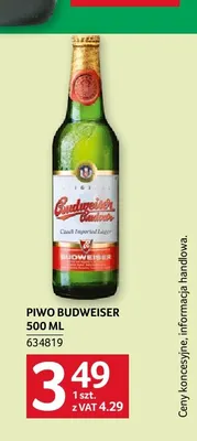 Piwo Budweiser promocja w Selgros