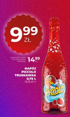 Napój Piccolo truskawka promocja w Duży Ben