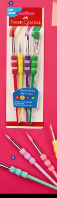 Pędzelki Faber-Castell klasyczne 4-pak promocja w Biedronka