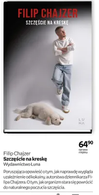 Książka Szczęście na kreskę Filip Chajzer oprawa miękka promocja w Empik