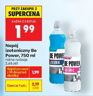 Napój izotoniczny różne rodzaje promocja w Biedronka