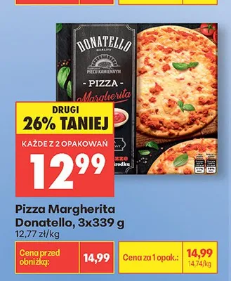 Pizza Margherita Donatello promocja w Biedronka