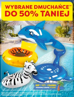 Koło dmuchane żółte promocja w POLOmarket