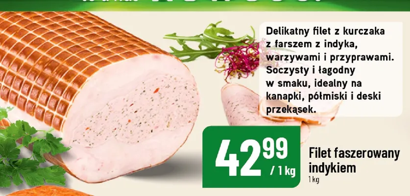 Filet faszerowany indykiem promocja w POLOmarket