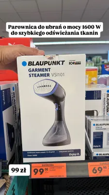 Parownica do ubrań Blaupunkt VSI101 promocja w Biedronka