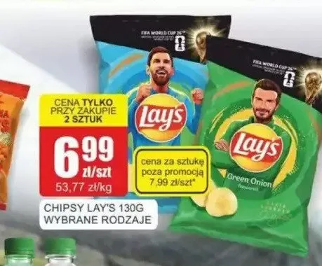 Chipsy Lay's o smaku zielonej cebulki promocja w Bingo
