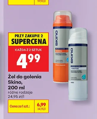 Żel do golenia Skino promocja w Biedronka