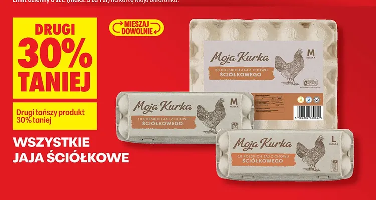 Jaja promocja w Biedronka
