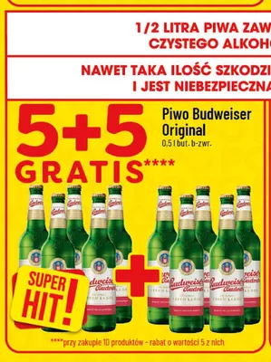 Piwo Budweiser Original promocja w POLOmarket
