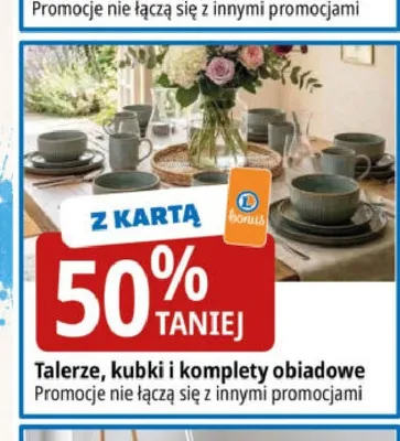 Talerze kubki i komplety obiadowe promocja w Leclerc