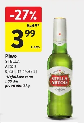 Piwo Artois promocja w Intermarche