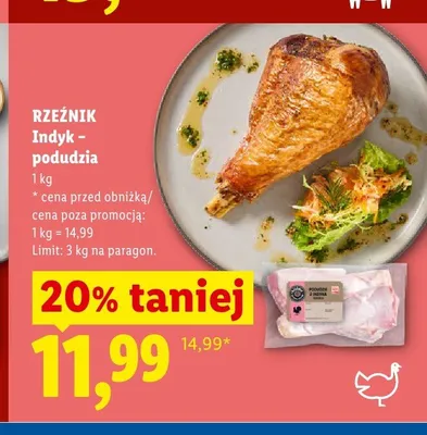 Indyk podudzia Rzeźnik promocja w Lidl