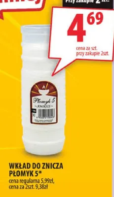 Wkład do znicza Płomyk 5 promocja w Arhelan