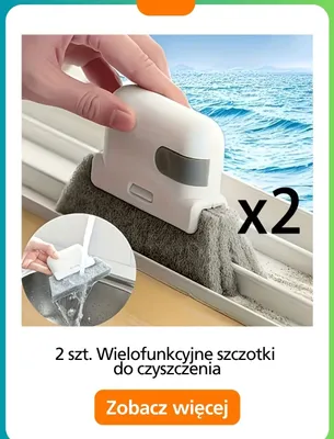 Wielofunkcyjne szczotki do czyszczenia TEMU 2-pak promocja w Temu