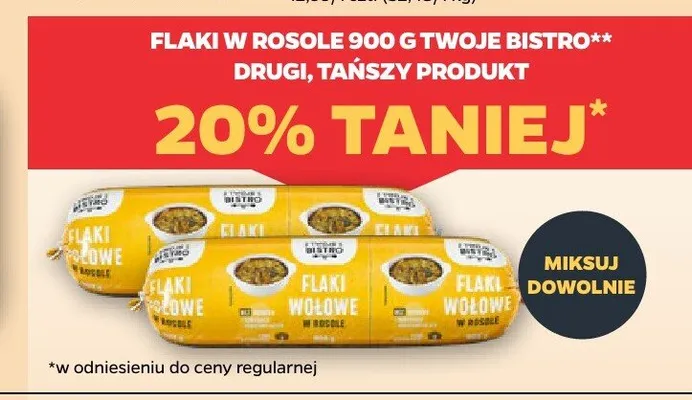 Flaki w rosole Twoje Bistro promocja w Netto