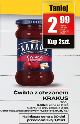 Ćwikła z chrzanem promocja w Supeco