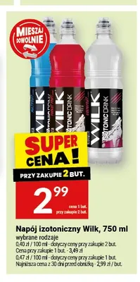 Napój izotoniczny Wilk niebieski promocja w Twój Market