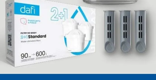 Filtry do wody Dafi Standard 3-pak promocja w Lidl