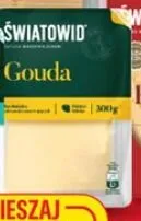 Ser Gouda w plastrach Światowid promocja w Biedronka