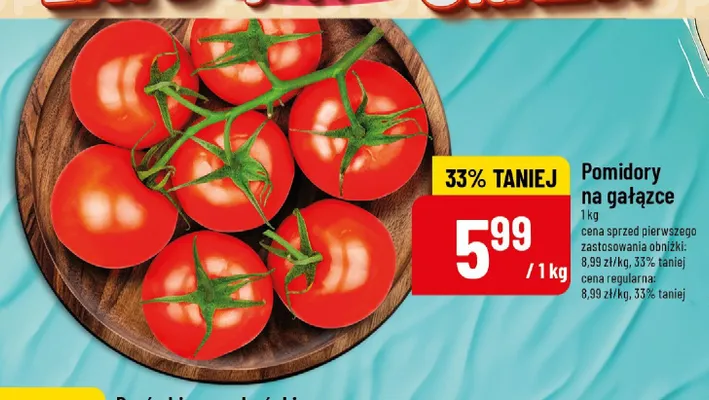 Pomidory na gałązce promocja w POLOmarket