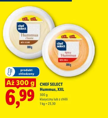 Hummus Chef Select XXL promocja w Lidl